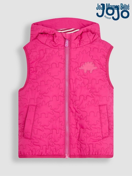 JoJo Maman Bébé Fuchsia Quilted Puffer Gilet (331571) | €57