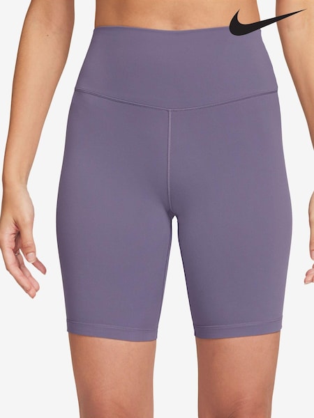 Пурпурный - Nike One Dri-FIT High-Waisted 8" Cycling Shorts (331793) | €19