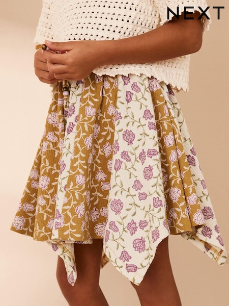 Ochre rumena - Floral Print Skirt (3-16yrs) (331850) | € 8 - € 12