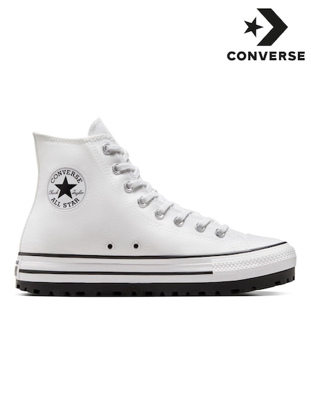 Converse White/Black Chuck Taylor All Star City Trek Trainers (332799) | €53