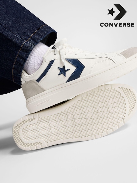 Converse White/Black Pro Blaze Classic 90s Trainers (332834) | €49