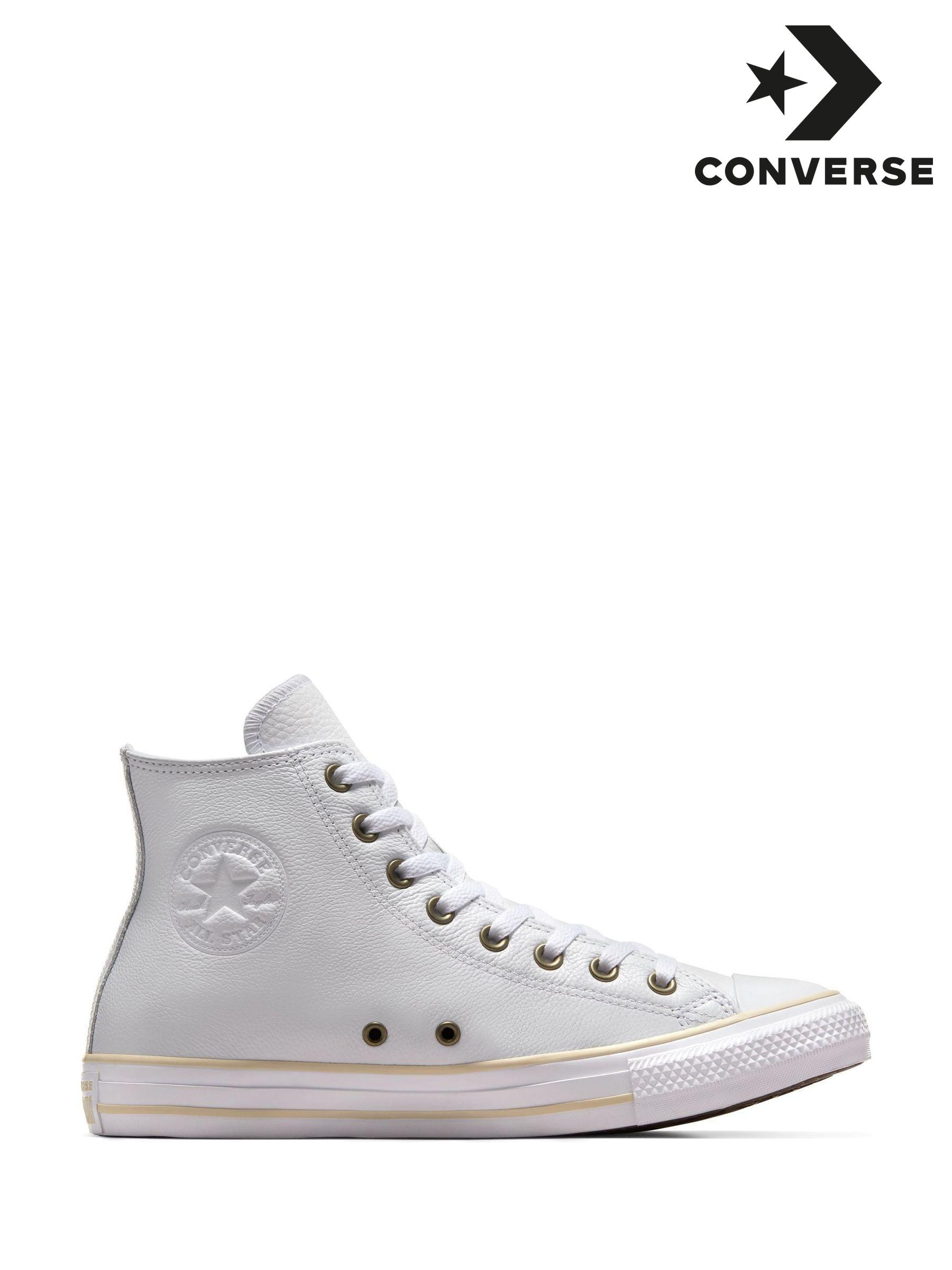 Converse white trainers sale store