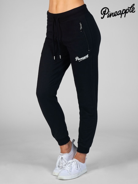Musta - Pineapple Skinny Zip Verryttelyhousut (332910) | €54