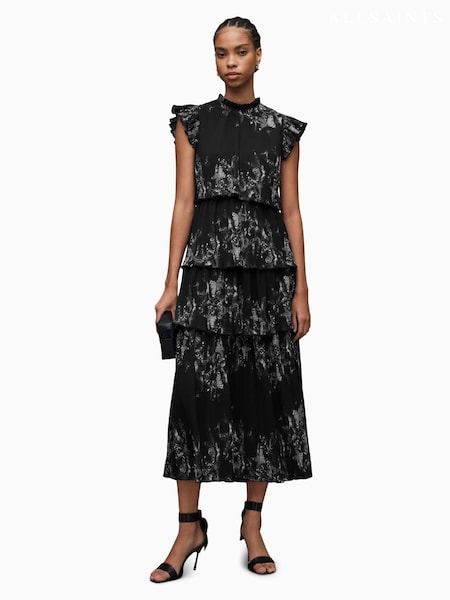 AllSaints Black Madi Diana Dress (333048) | €147