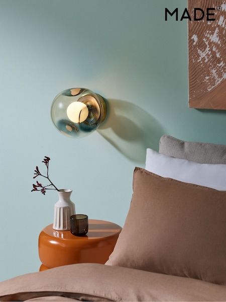 MADE.COM Grey Astrid Wall Light (333845) | €135