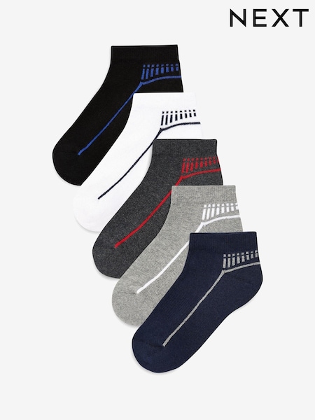 Mehrfarbig - Cushioned Footbed Sports Trainers Socks 5 Pack (334025) | 10 € - 13 €