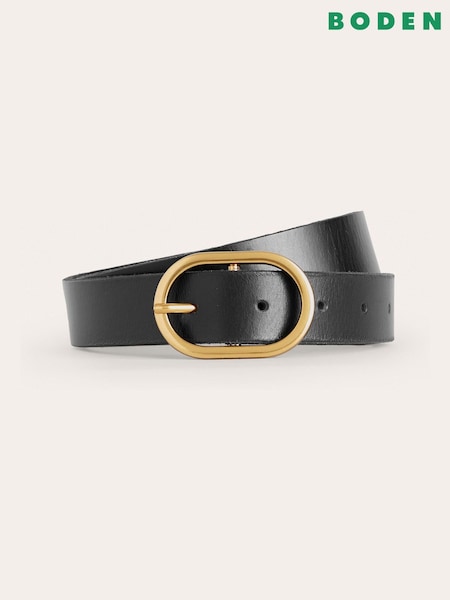 Svart krom - Boden Classic Leather Belt (334049) | kr840