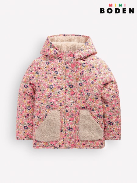 Pink - Boden Borg Padded Jacket