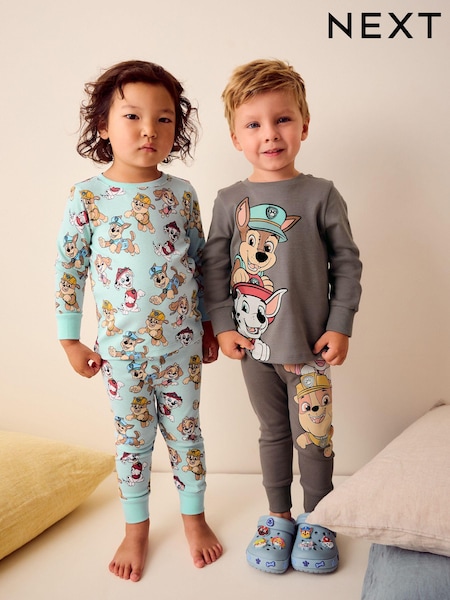 Blue/Grey Paw Patrol 2 Pack Snuggle Pyjamas (9mths-9yrs) (334905) | €35 - €44
