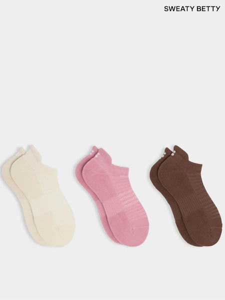 Pink - Sweaty Betty Workout Trainer Socks 3 Pack