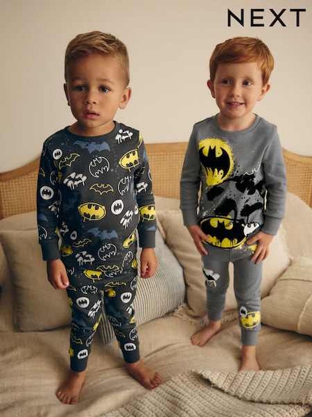 Batman negro/gris/amarillo - 2 Pack Snuggle Pyjamas (9mths-10yrs) (335280) | 35 € - 43 €
