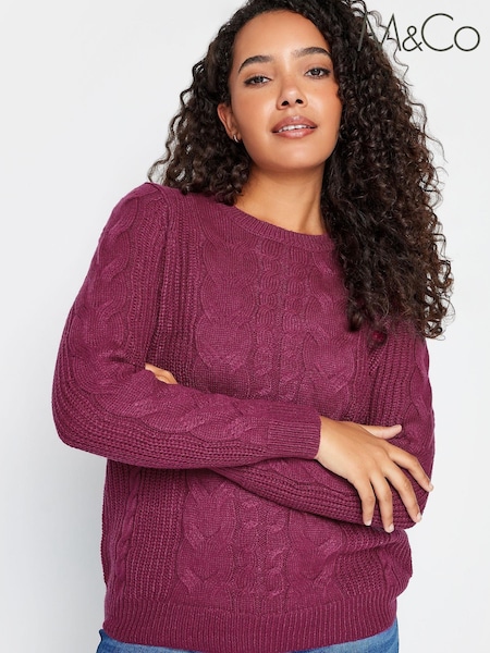 Roz - Jumper de cablu M&Co (335434) | 121 LEI