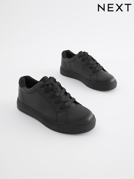 Black Standard Fit (F) Lace Up School Shoes (335468) | 140 zł - 205 zł