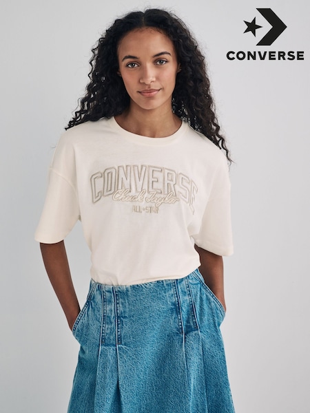 Converse Oversizes Retro Chuck 100% Cotton T-shirt (335925) | ‏9 ر.ع.‏