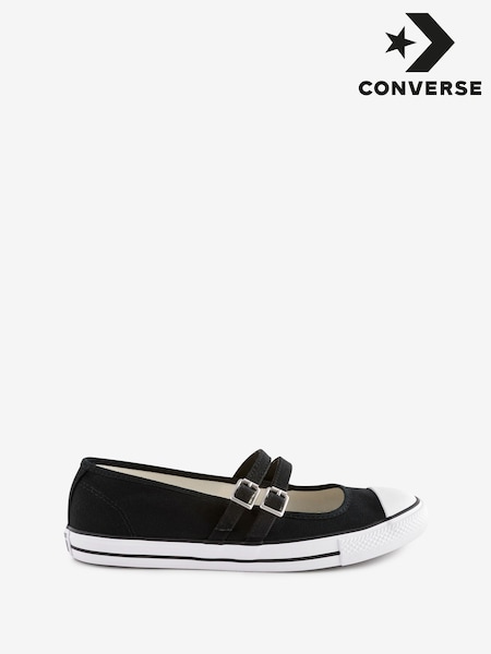 שחור - Converse Chuck Taylor All Star Dainty Mary Jane Trainers (336122) | ‏302‏₪