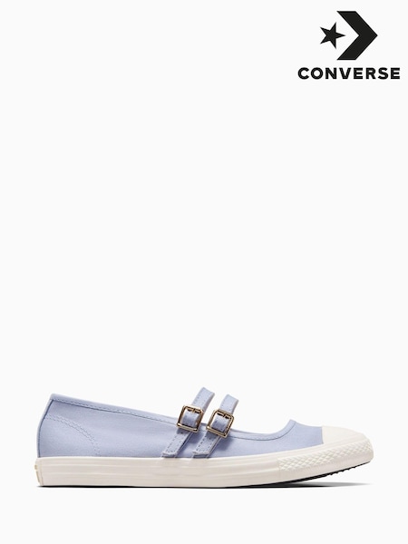 Converse Lilac Purple Chuck Taylor All Star Dainty Mary Jane Trainers (336159) | AED174