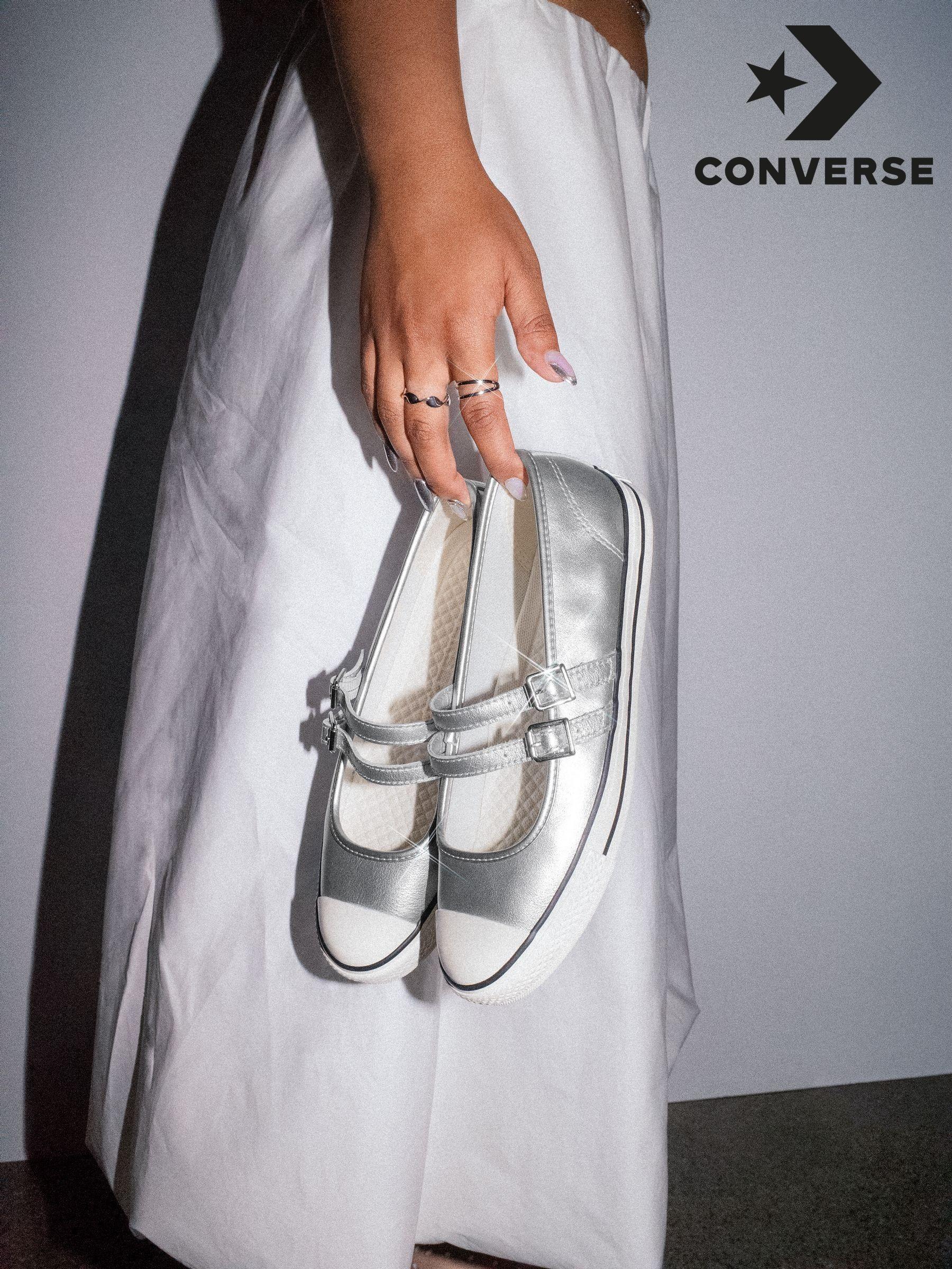 Women s Converse Silver Footwear Next Oman