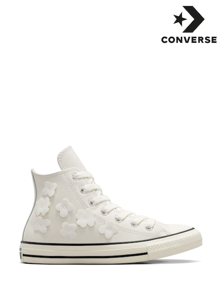 Converse Grey Chuck Taylor All Star Metallic Ballet Trainers (336306) | €61