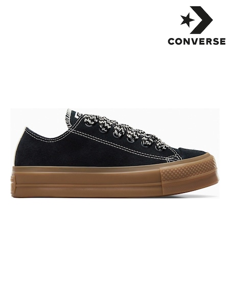 Converse Black/Ecru Chuck Taylor All Star Lift 90s Low Trainers (336336) | €66