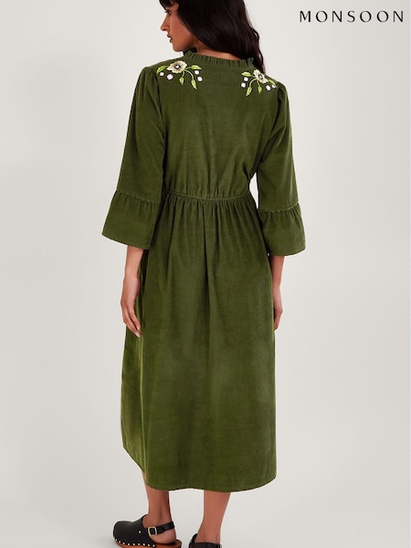 Monsoon Embroidered Floral Cord Dress (336438) | 375 LEI