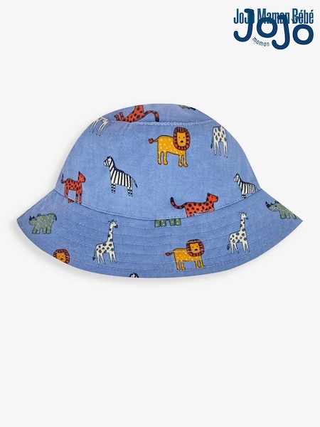 JoJo Maman Bébé Safari Animal Print Twill Sun Hat (336677) | 22 €