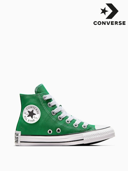 Converse Green Chuck Taylor Sketch Graphic Youth Trainers (336713) | AED131