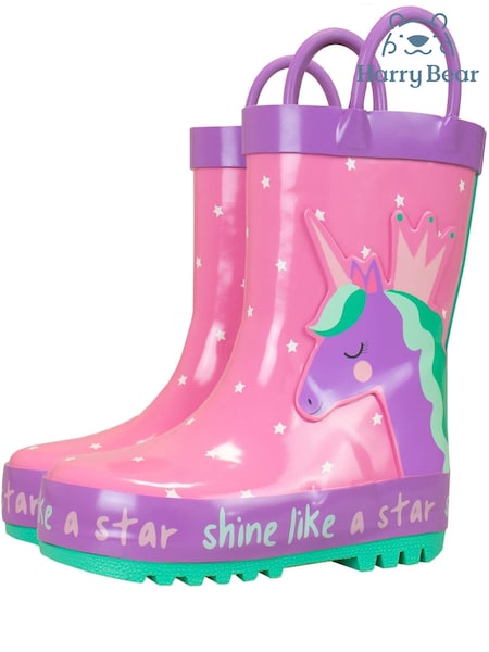 Harry Bear Unicorn Printed Wellies (336843) | ‏134 د.إ.‏