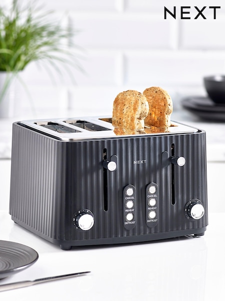 Black Sleek 4 Slice Toaster (337077) | €55