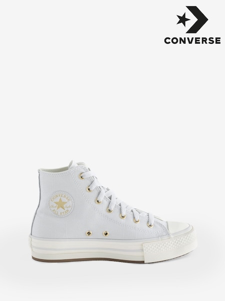 Converse Grey Youth Chuck Taylor EVA Lift Trainers (337434) | 136 QAR