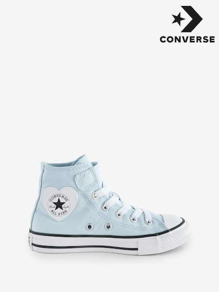 Converse Blue Chuck Taylor Heart Detail 1V Junior Trainers (337470) | 99 QAR