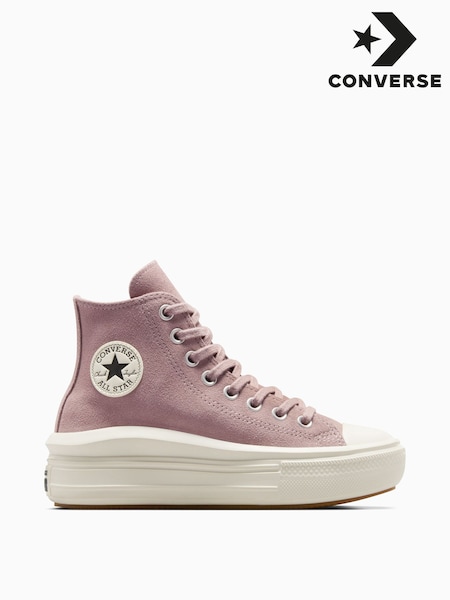 Converse Pink Move Suede Trainers (337600) | AED174
