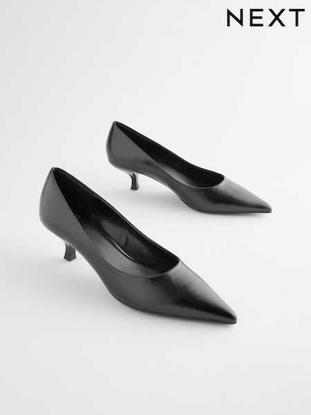Svetleča črna - Forever Comfort® Kitten Heel Court Shoes (337677) | € 18