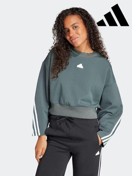 adidas Green Sportswear Future Icons 3-Stripes Sweatshirt (337879) | €38