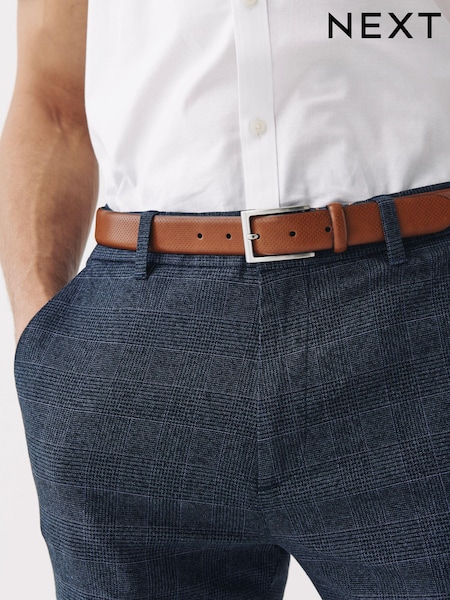Tan Brown Perforated Leather Belt (337990) | €7.50