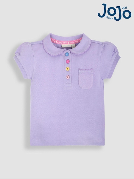 JoJo Maman Bébé Lilac Purple Polo Shirt (338314) | €22