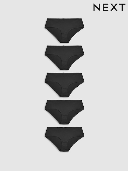 Black Short Microfibre Knickers 5 Pack (338707) | €19.50