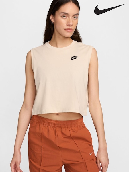 Nike Cream Club Cropped Sleeveless Top (338717) | €12.50