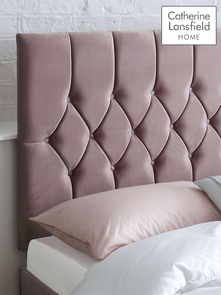 Catherine Lansfield Lilac Purple Boutique Velvet Headboard (338746) | €221 - €334