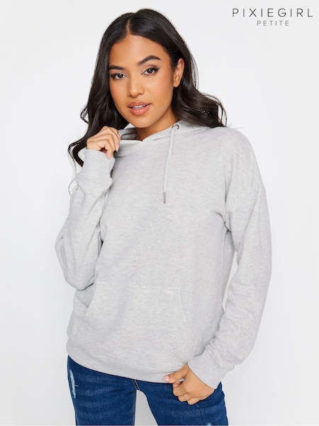 Harmaa - PixieGirl Petite Pullover Huppari (338961) | €39