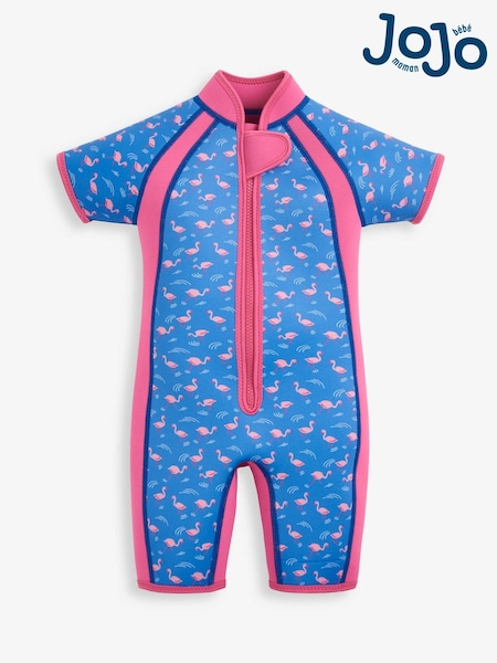 JoJo Maman Bébé Blue Floral Print Junior Wetsuit (339400) | €45