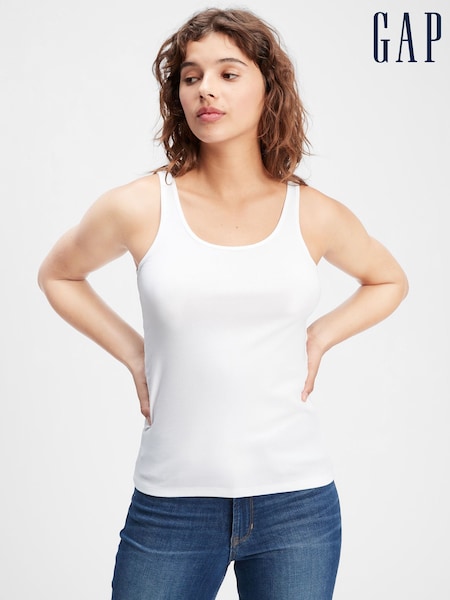 Weiß - Gap Favourite Trägertop mit U-Ausschnitt (340130) | 15 €