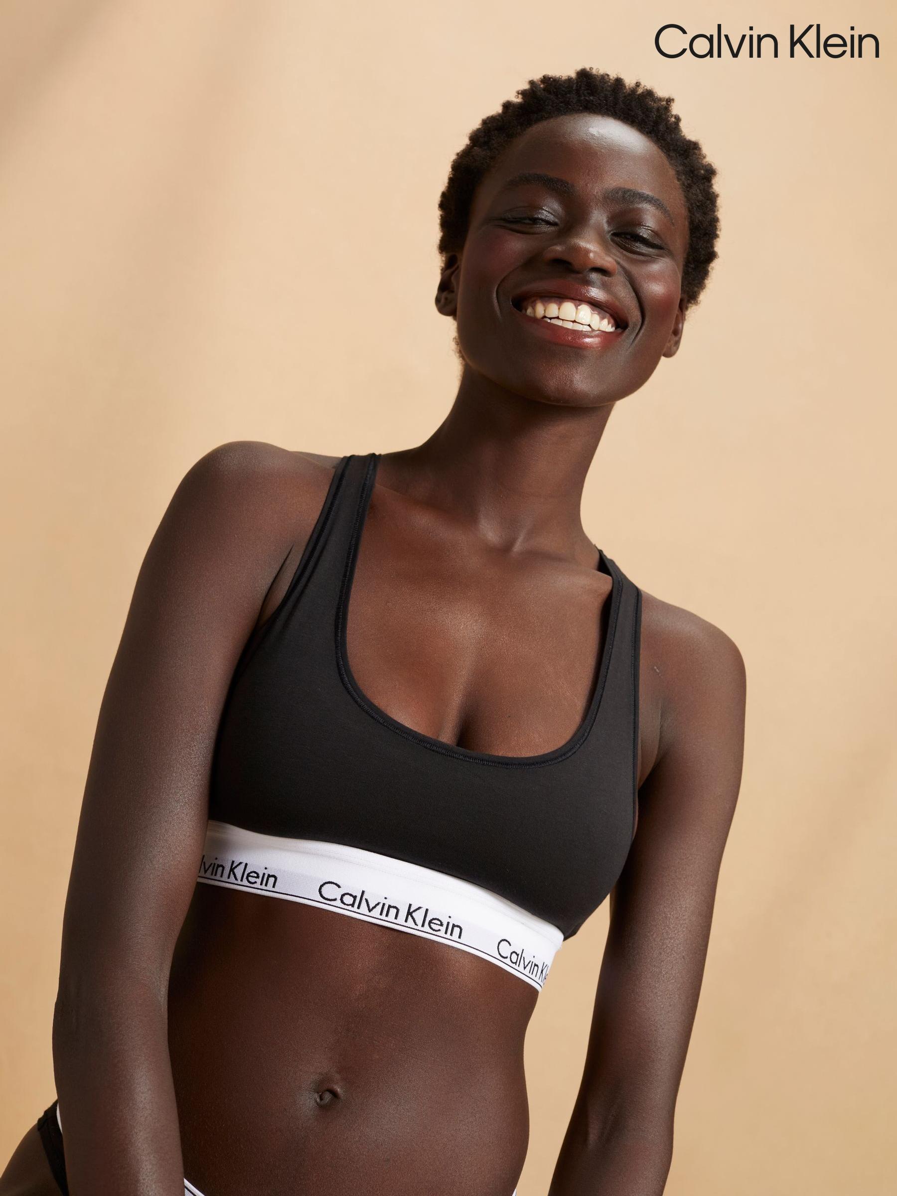 Calvin klein black bralette sale new arrivals