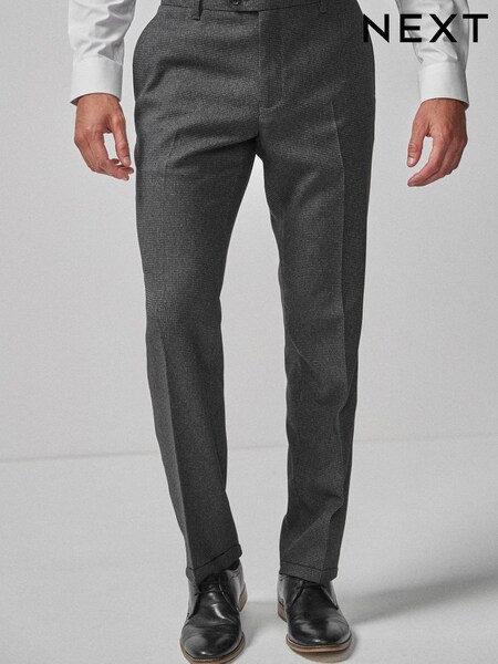 Grey Puppytooth Smart Trousers (340684) | € 12