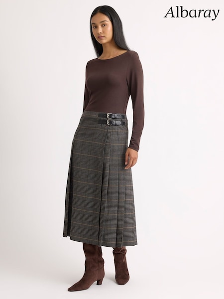 Grey - Albaray Plaid Kilt