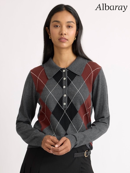 Grey - Albaray Argyll Jumper