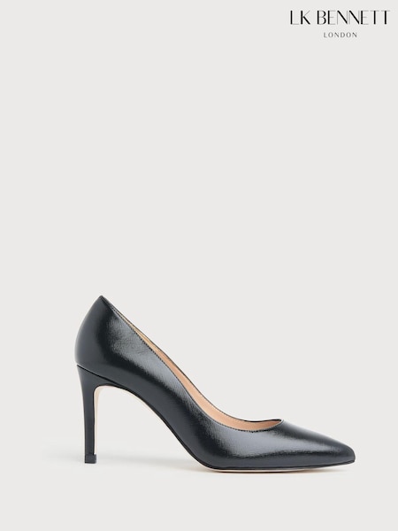 LK Bennett Floret Leather Pointed Toe Courts (342076) | 310 €