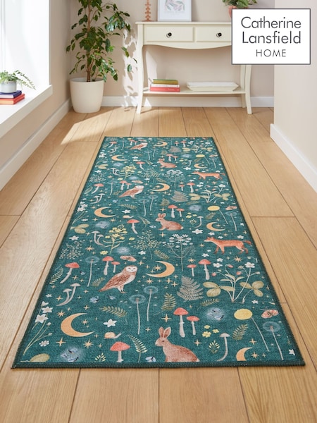Catherine Lansfield Twilight Animals Washable Rug