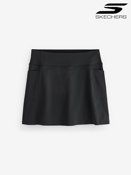 Black - Skechers Go Walk Skort