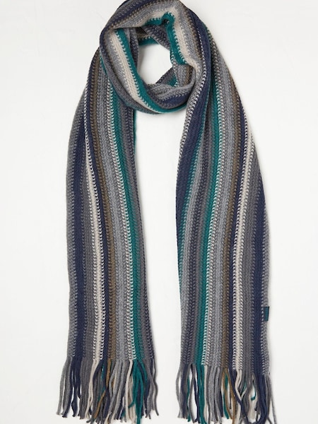FatFace Green Multi Stripe Scarf (343770) | €17.50