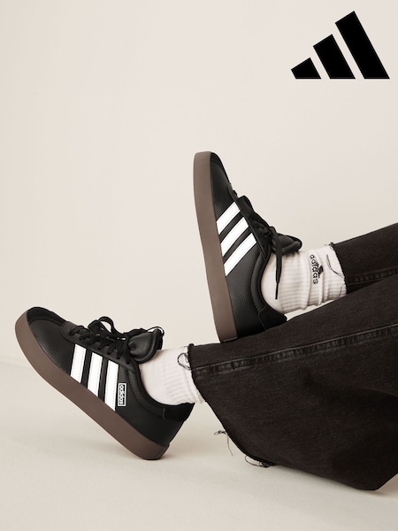 adidas Black/Tan VL Court 3.0 Trainers (344029) | AED204